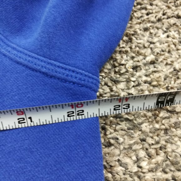 New York Giants Hoodie Nike NFL Team Apparel Sweatshirt Blue Mens Medium - Picture 7 of 8